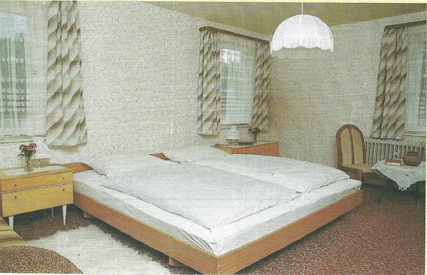 ein Schlafzimmer damals